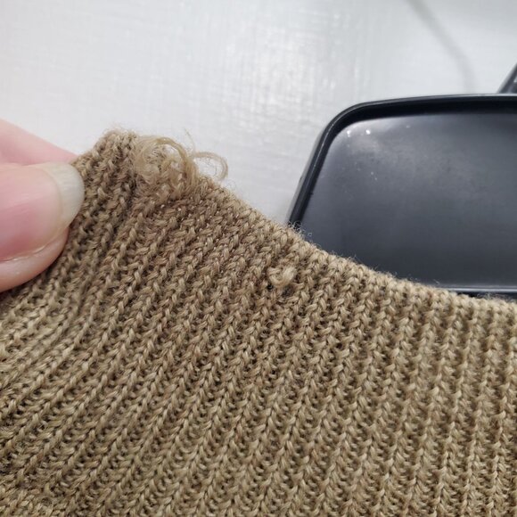 Alfred Dunner Petite Vintage Earthy 70s Embroidered Cottagecore Mock Sweater PM - Picture 7 of 9